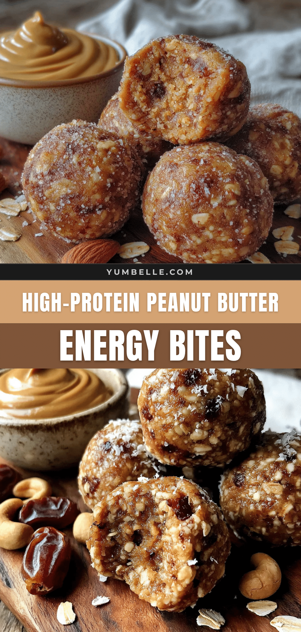 no-bake peanut butter oat protein balls recipe