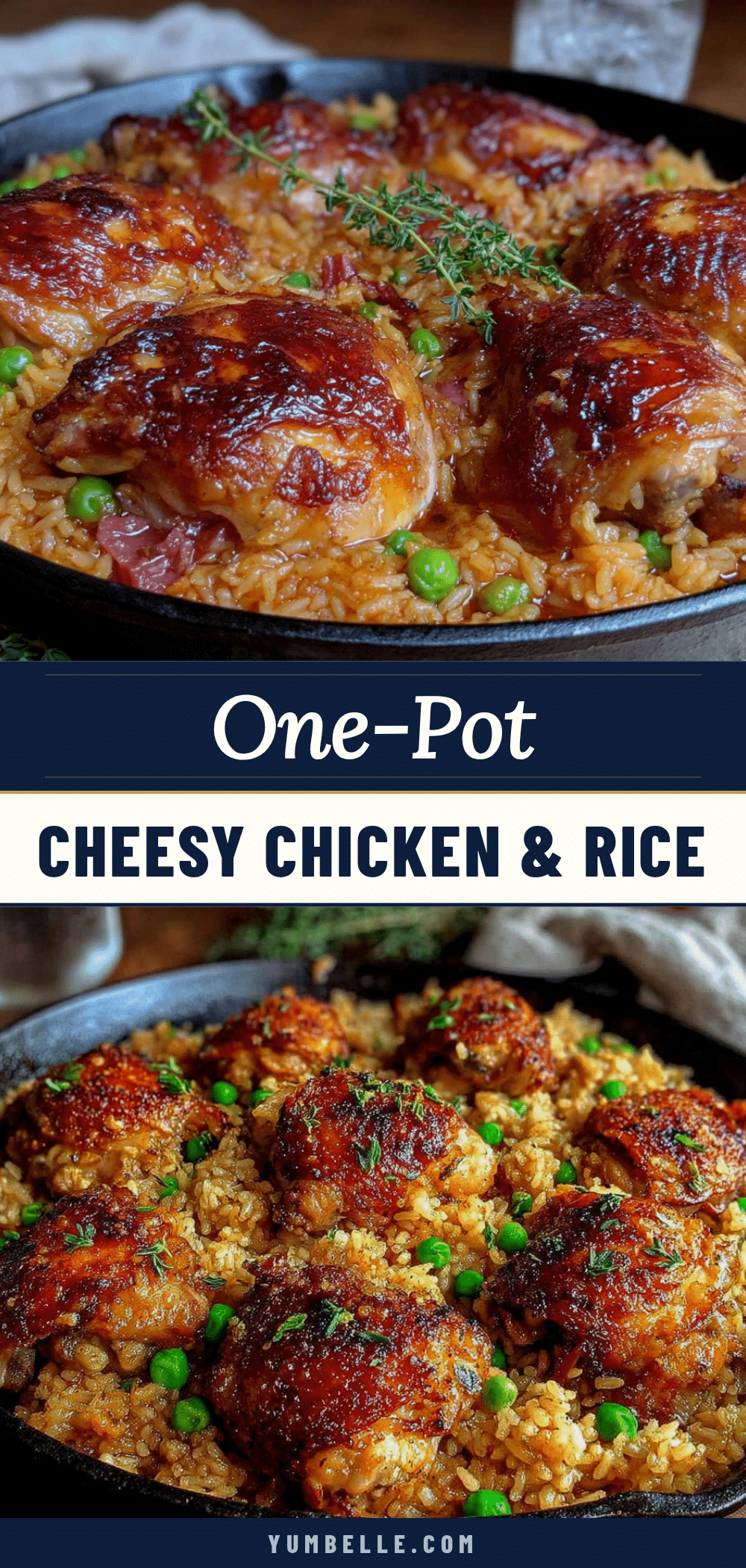 one-pot cheesy chicken and rice recipe