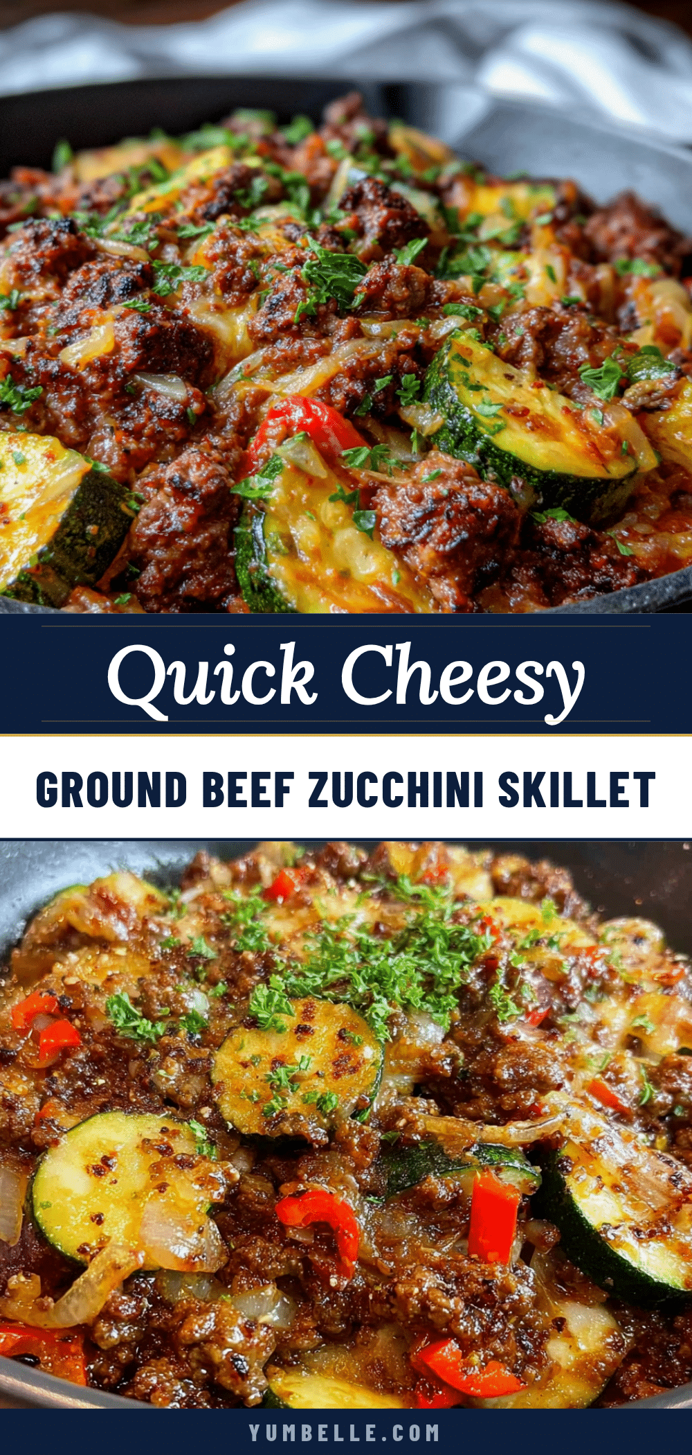 one-pot ground beef and zucchini skillet recipe