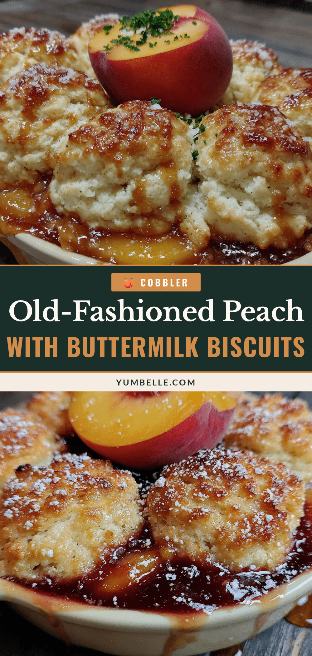 peach cobbler with buttermilk biscuits recipe