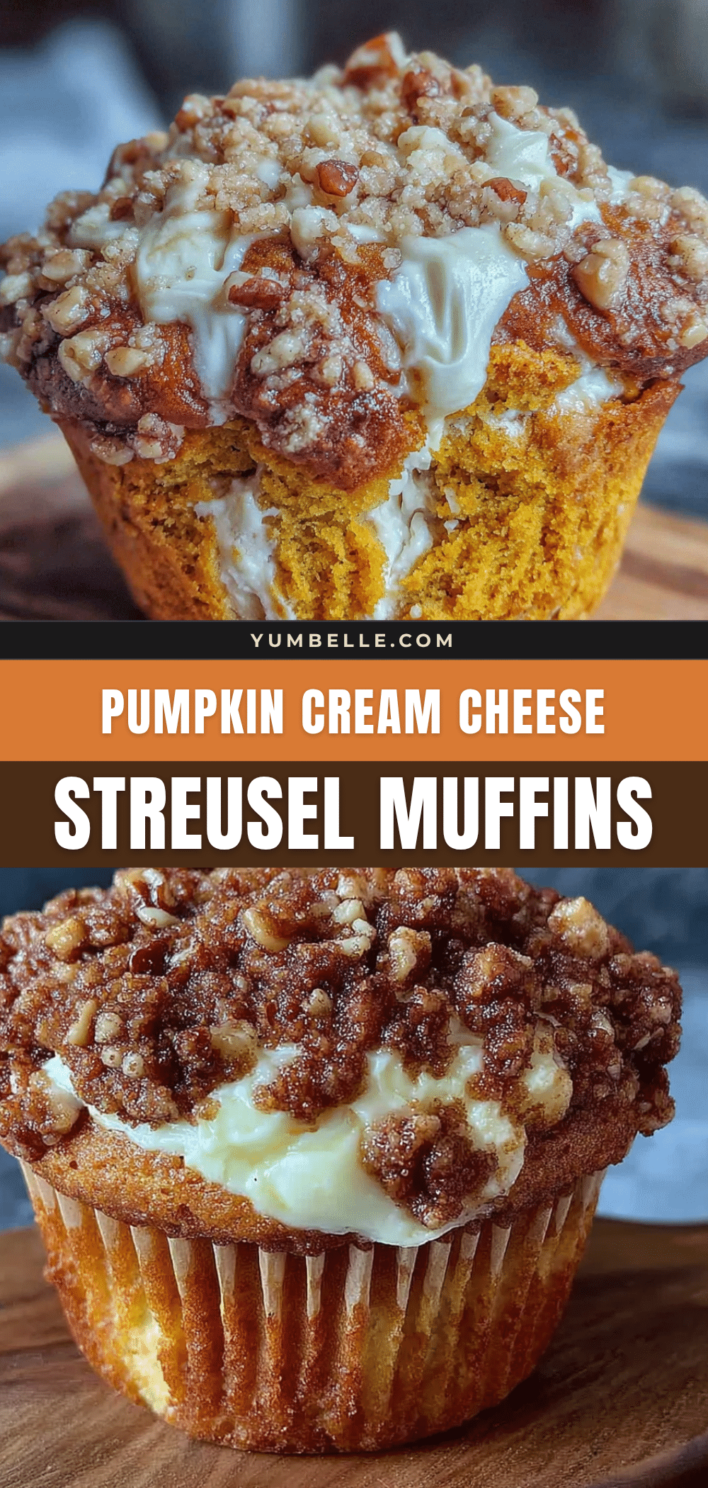 pumpkin cream cheese muffins recipe