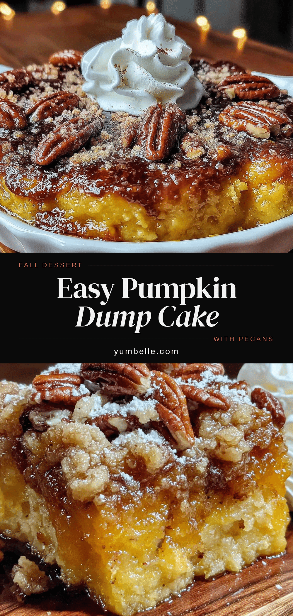 pumpkin dump cake recipe
