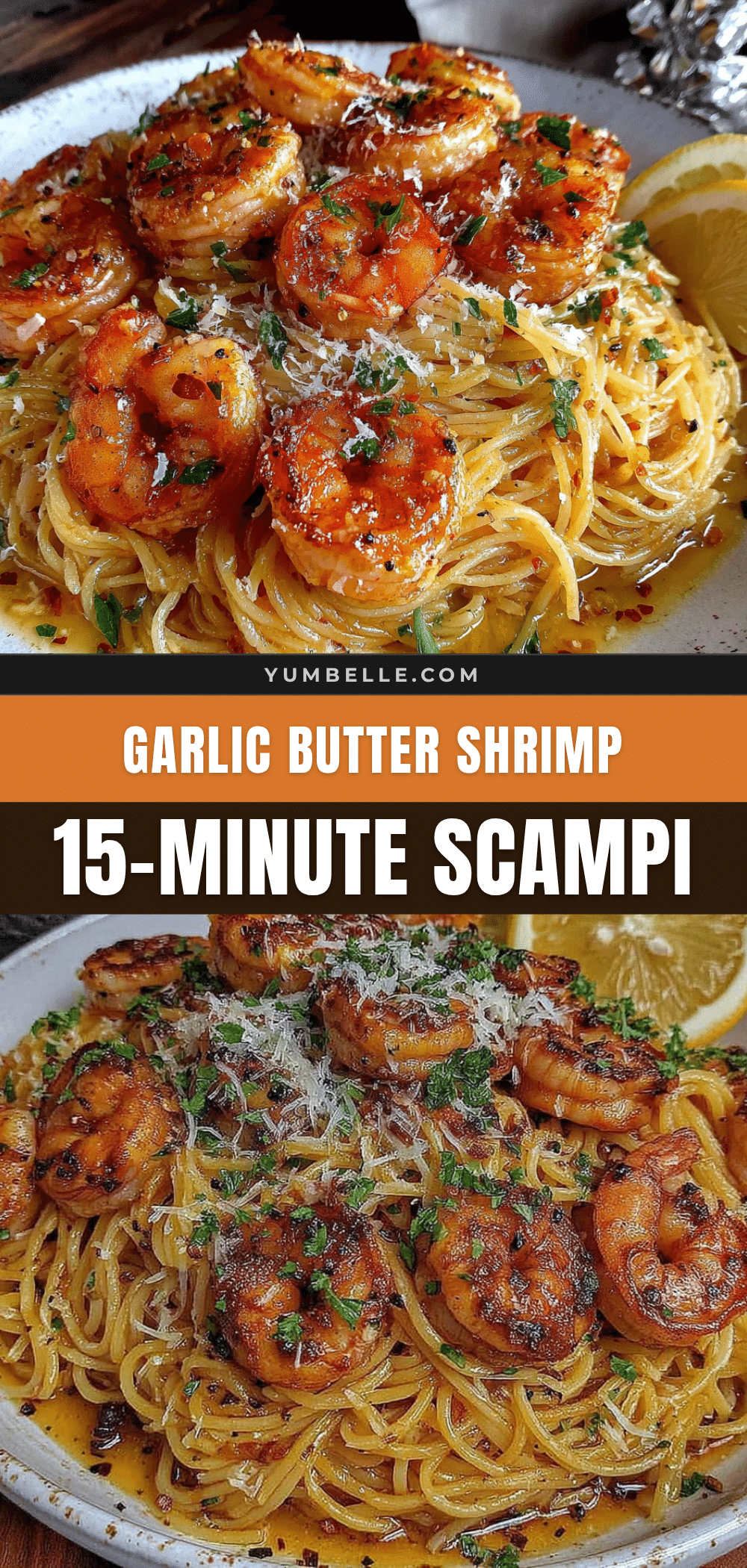 quick garlic butter shrimp scampi pasta recipe