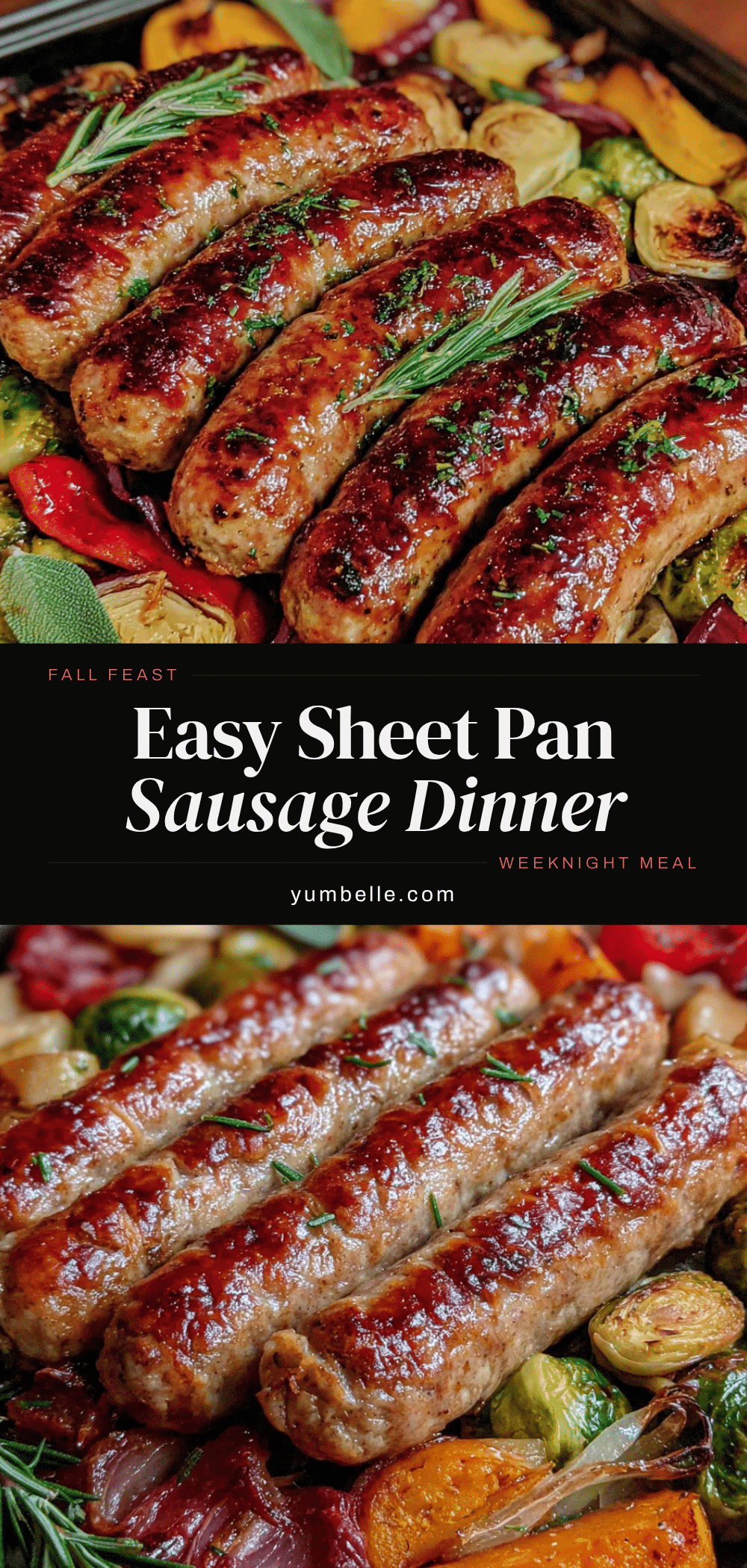 sheet pan sausage and roasted fall vegetables recipe