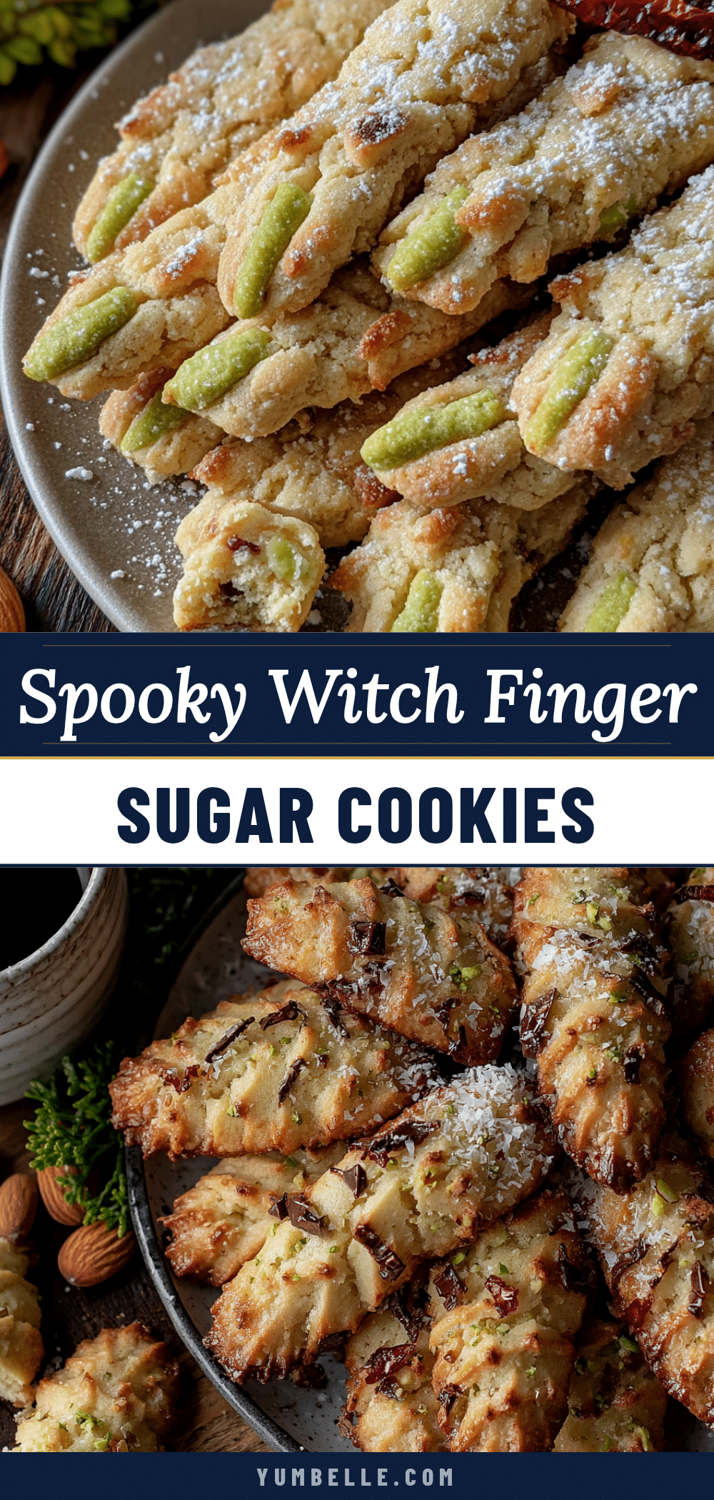 witch finger halloween sugar cookies recipe